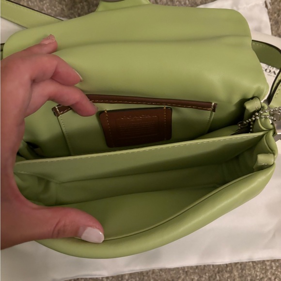 Coach Mini Pillow Tabby in Pistachio - Picture 5 of 6